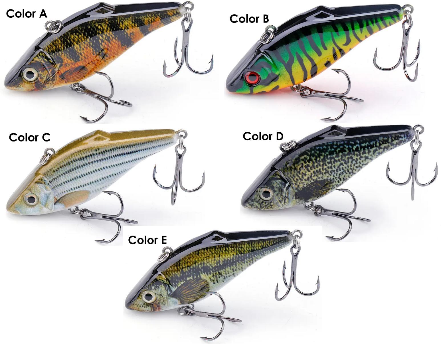 3 in 1/2 oz vibe bait rattle trap lures 