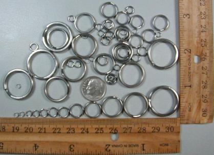 Standard Strength Split Rings Stainless Steel